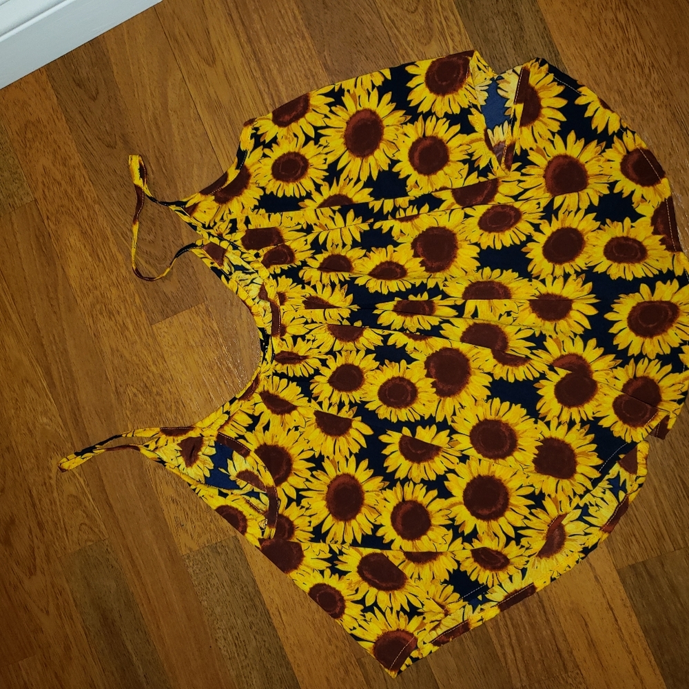 Sunflower Crop Top
